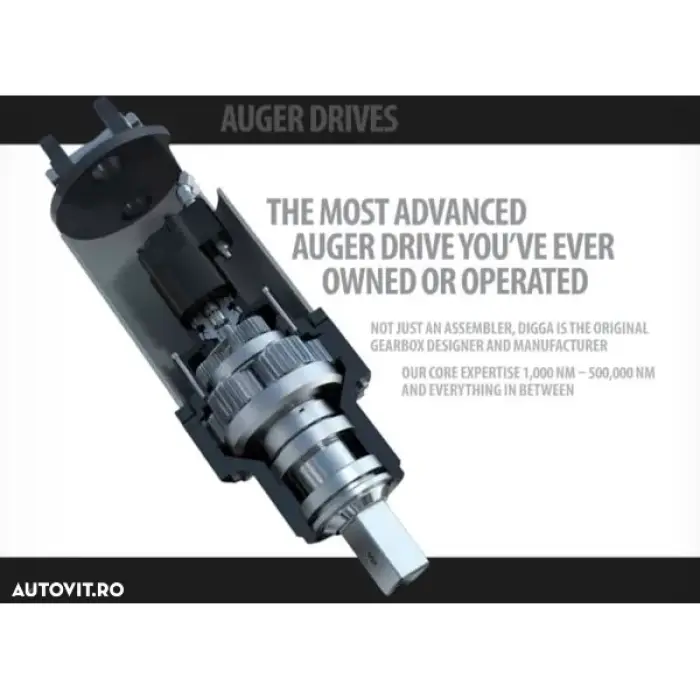 Foreza burghiu buldoexcavator Digga