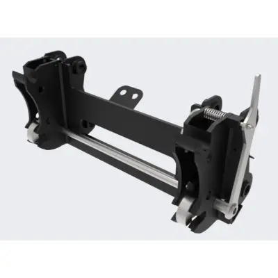 Cupla rapida mecanica față buldoexcavator