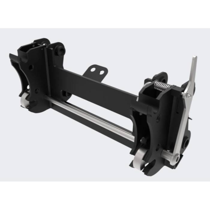 Cupla rapida mecanica față buldoexcavator