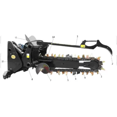 Trencher tractor EA 1000